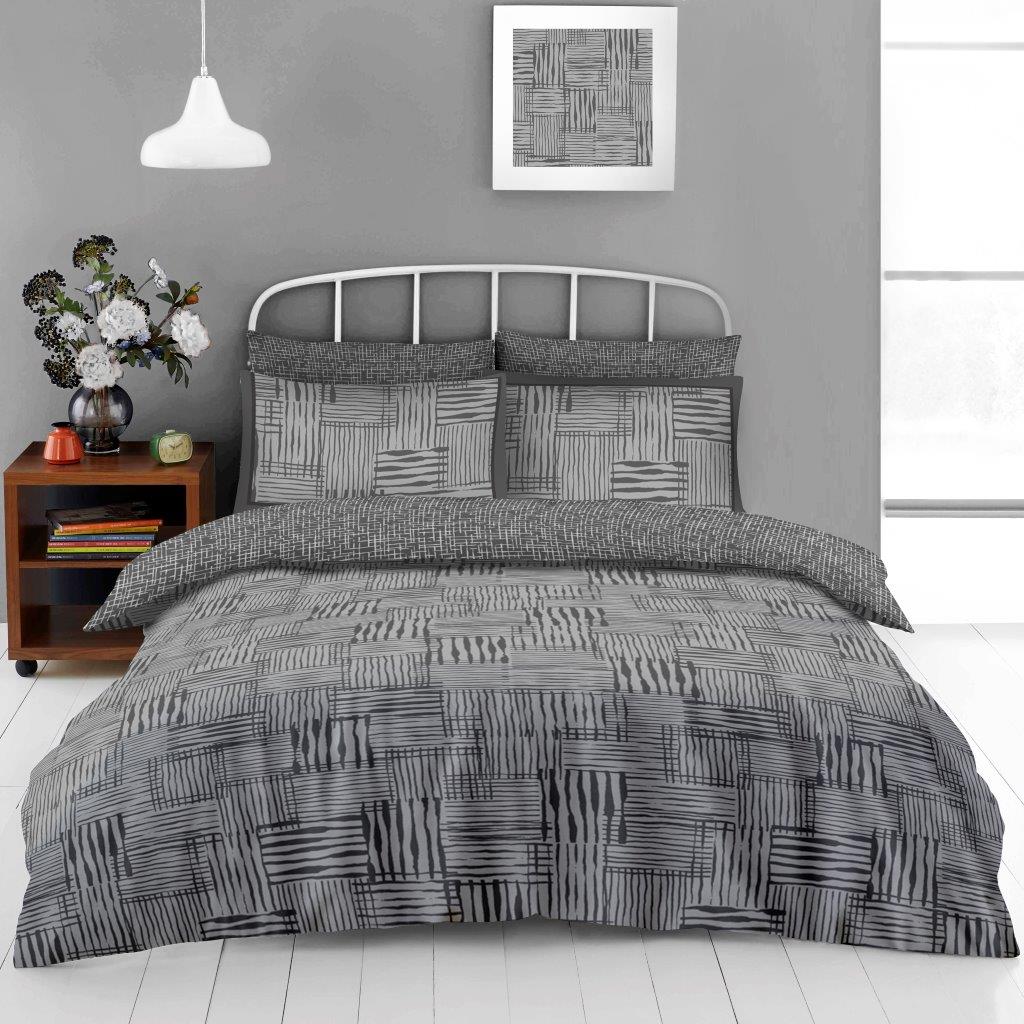 Ryder Printed Duvet Cover Set | Poly Cotton