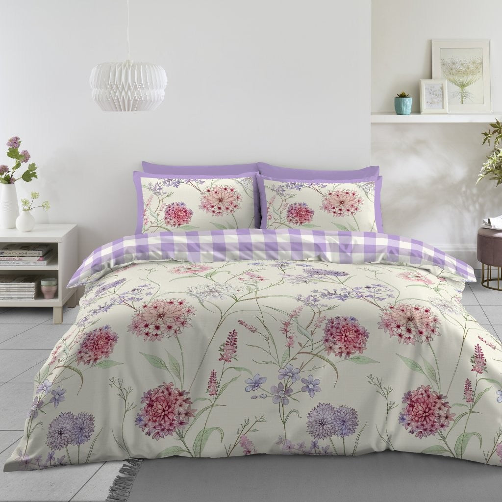 Botanical Spring Printed Duvet Cover Set | Poly Cotton