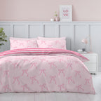 Bows Printed Duvet Cover Set | Poly Cotton