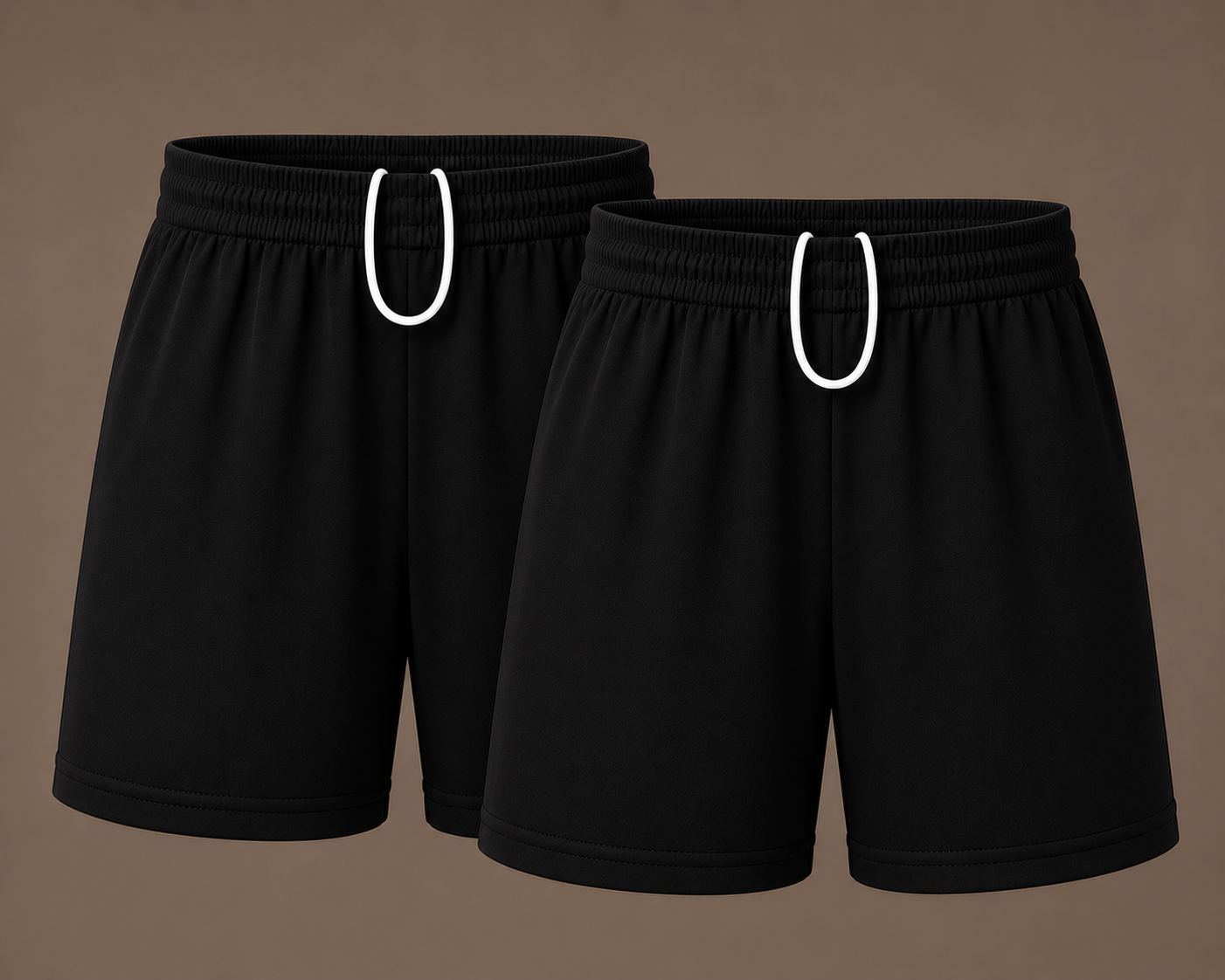 Pack of 2 Girls PE Plain Sports Shorts | 5 Colours