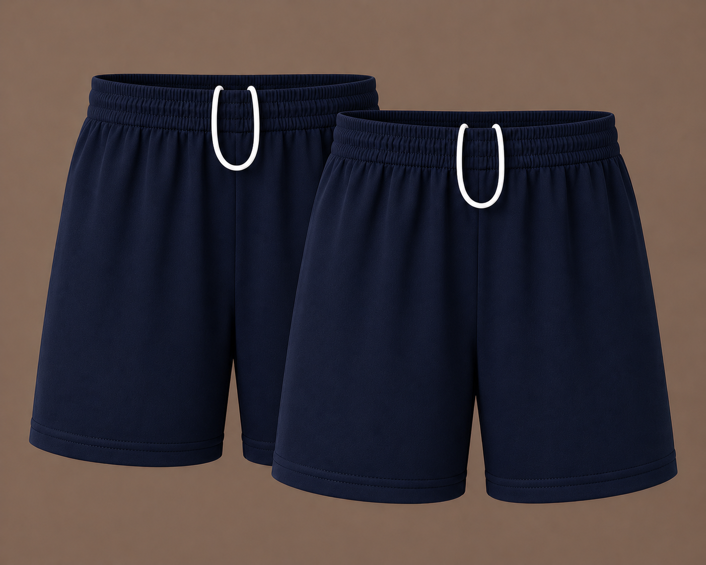 Pack of 2 Girls PE Plain Sports Shorts | 5 Colours