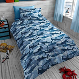 Shark Camo Duvet Cover Set