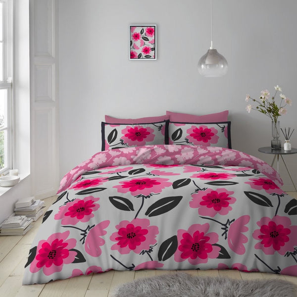 Leni Printed Duvet Cover Set | Poly Cotton