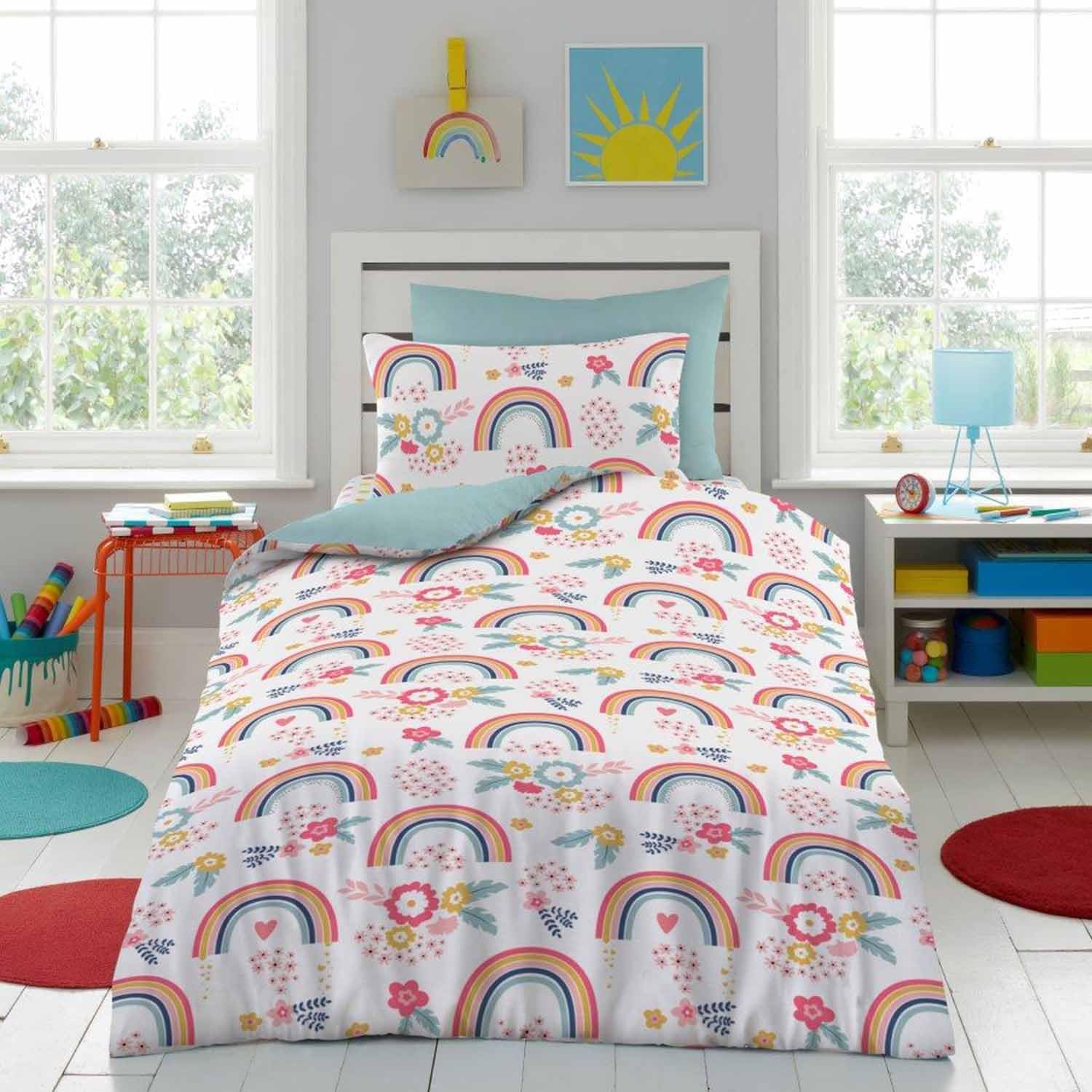 Rainbow Duvet Cover Set