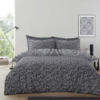 Maria Damask Printed Duvet Cover Set | Poly Cotton