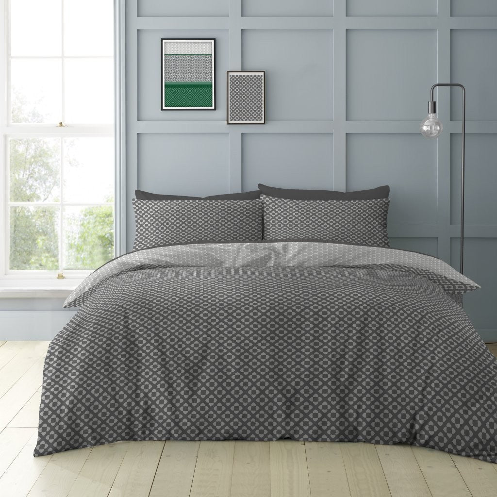 Rufus Printed Duvet Cover Set | Poly Cotton