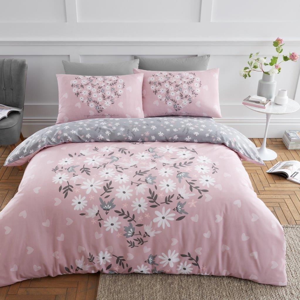 Ditsy Heart Duvet Cover Set