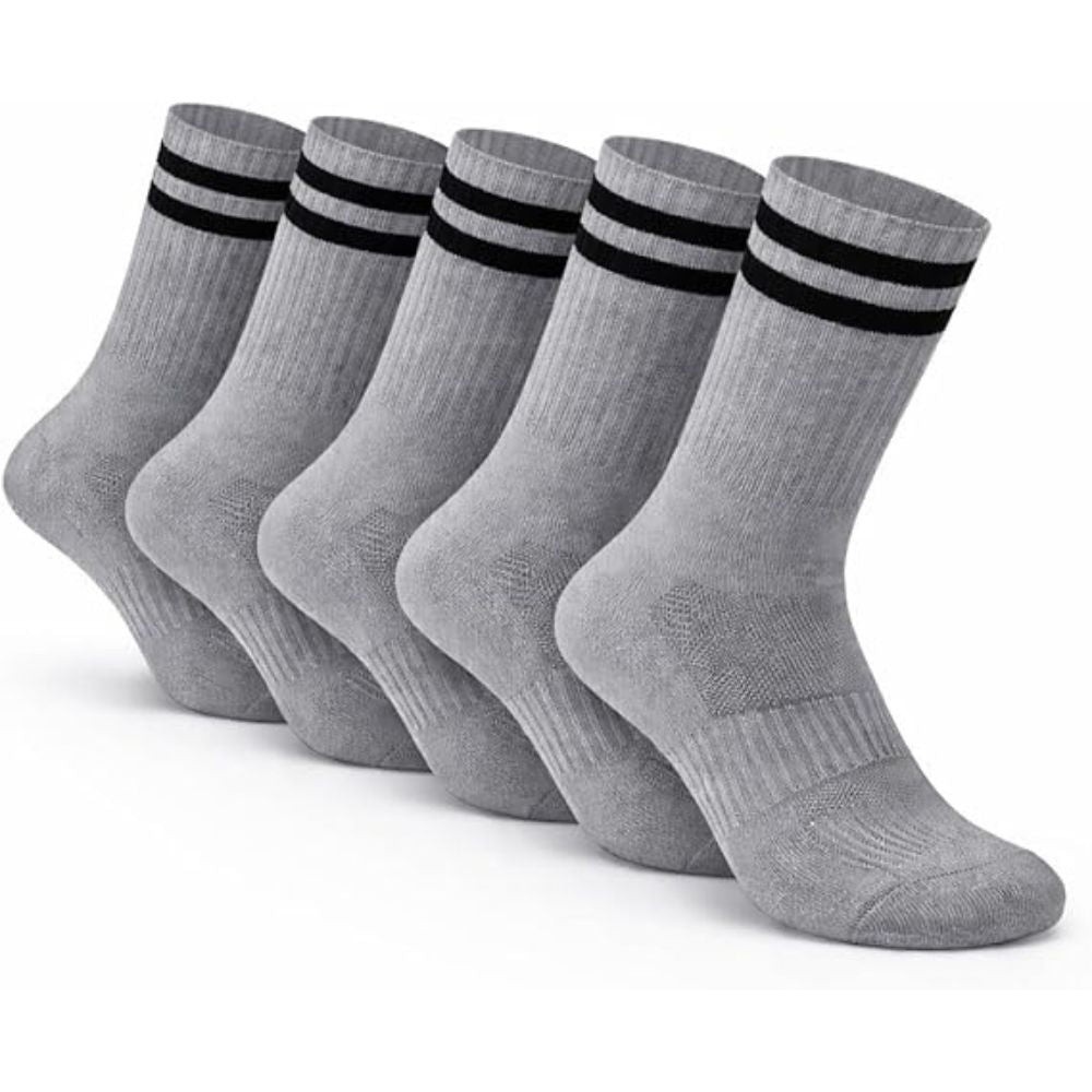 Men’s Cushioned Crew Sports Socks | 3 Colours