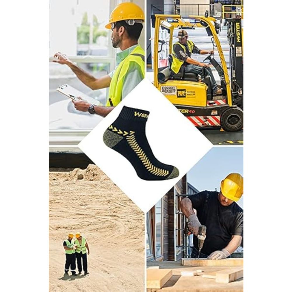 Men’s Ultimate Ankle Quarter Work Socks | Size 6 - 11