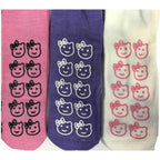 Girls Kitty Cat Thermal Grip Socks