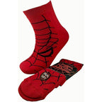 Boys Spider Web Thermal Grip Socks
