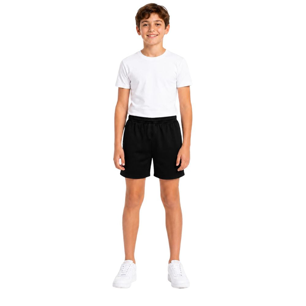 Pack of 2 Boys PE Plain Sports Shorts | 5 Colours