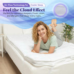5CM Air Flow Microfibre Mattress Topper