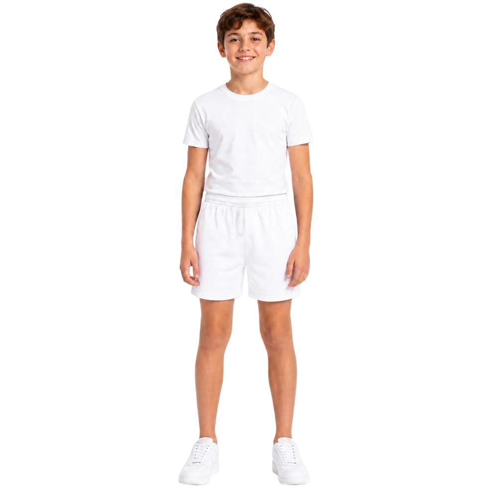 Pack of 2 Boys PE Plain Sports Shorts | 5 Colours