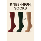 Women’s Wool Blend Knee High Socks | Size 4 - 8