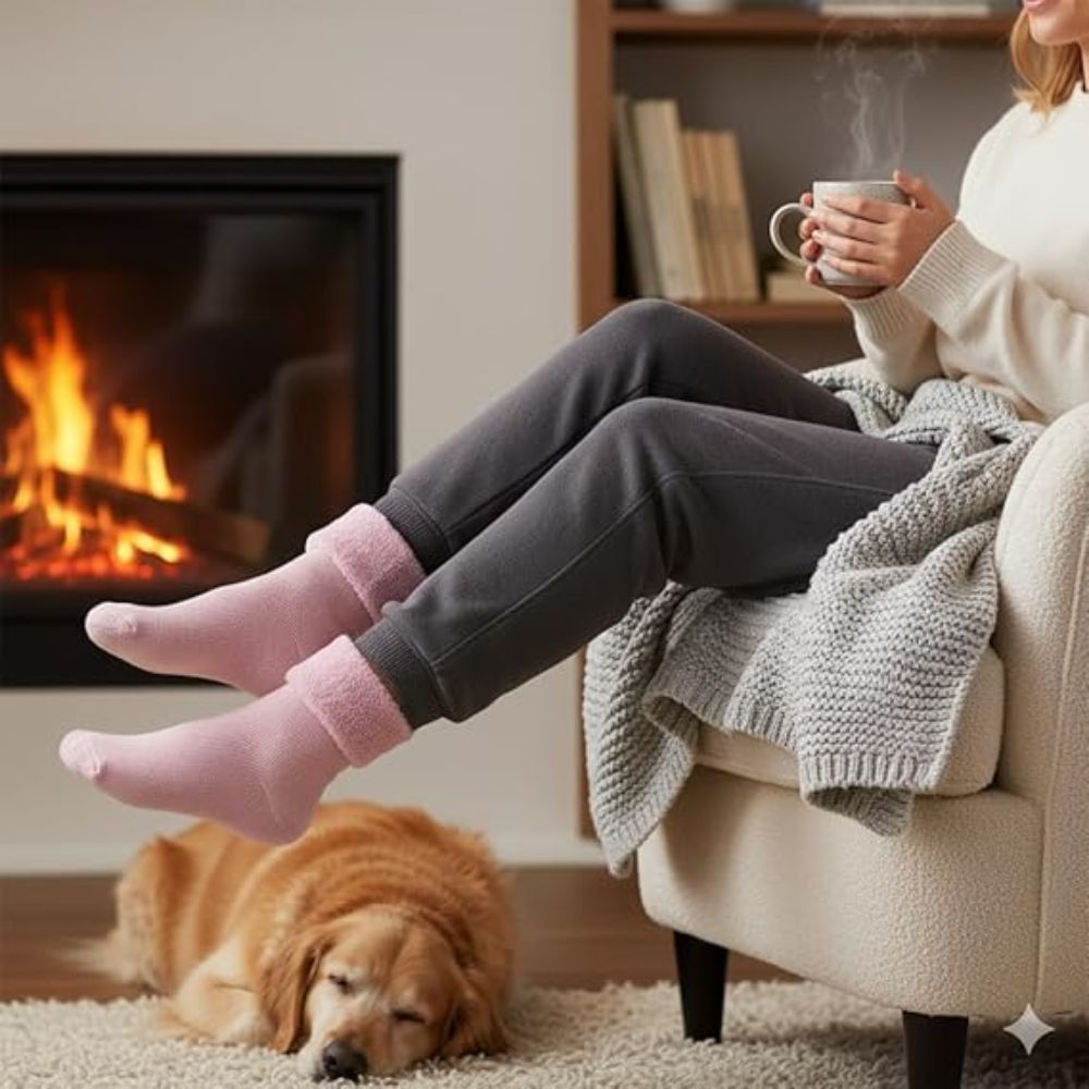 Women’s Thermal Bed Socks | Size 4 - 7