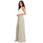 Linen Wide Leg Palazzo Trousers | 4 Colours