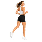 Black Casual Cotton Shorts