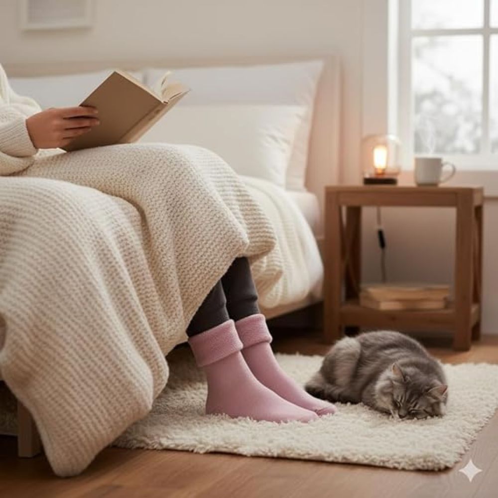 Women’s Thermal Bed Socks | Size 4 - 7
