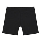 Black Casual Cotton Shorts
