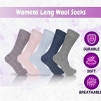 Women’s Wool Blend Knee High Socks | Size 4 - 8