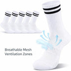 Men’s Cushioned Crew Sports Socks | 3 Colours