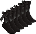 Girls Ankle Socks with Bow | 5 Colours