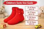 Girls Ankle Socks with Bow | 5 Colours