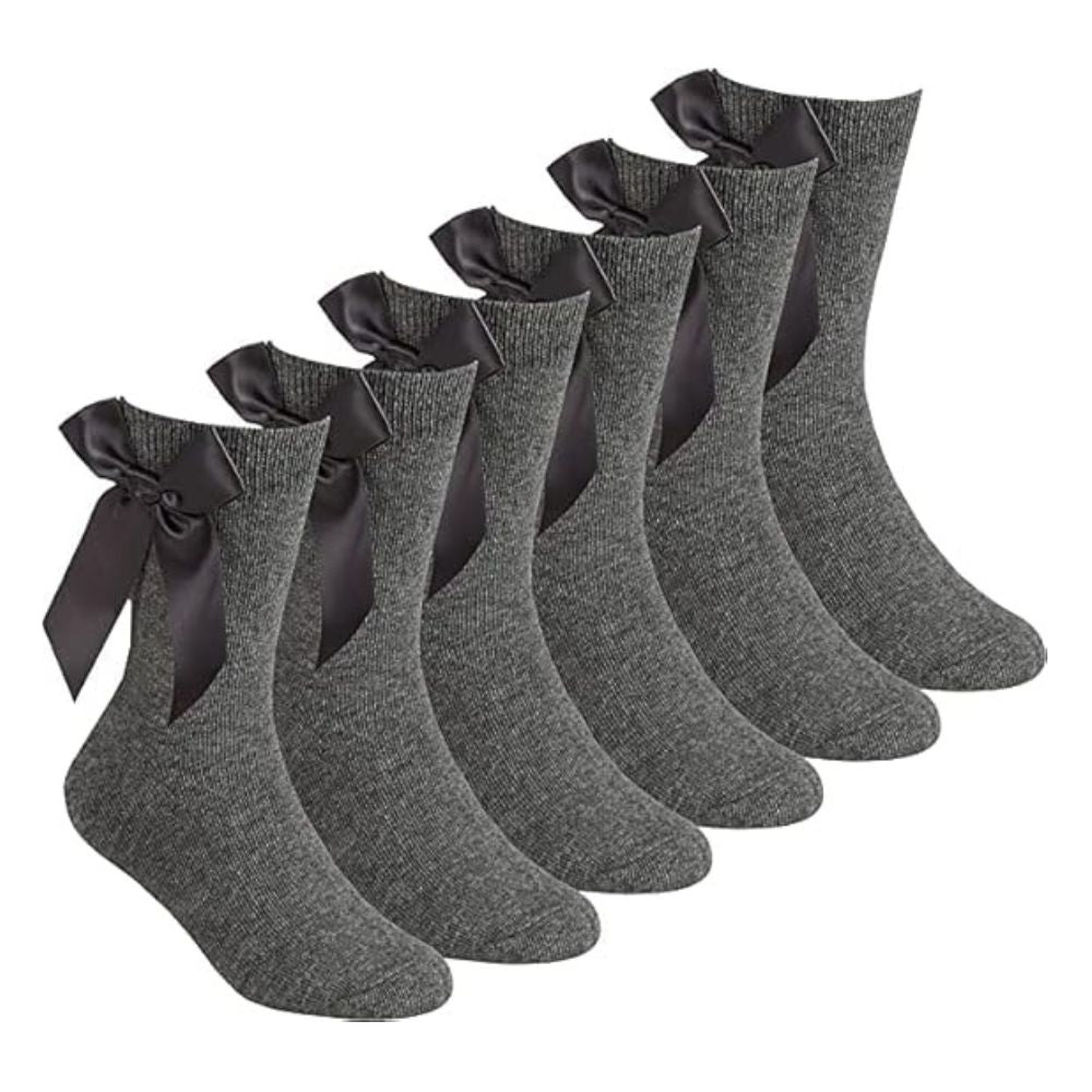 Girls Ankle Socks with Bow | 5 Colours