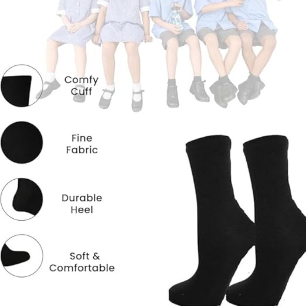 Kids School Socks | 5 Colours