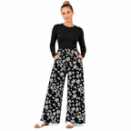Lilly Printed Palazzo Trousers | 2 Colours