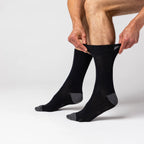 Men’s Black Apex Gentle Grip Cotton Rich Socks