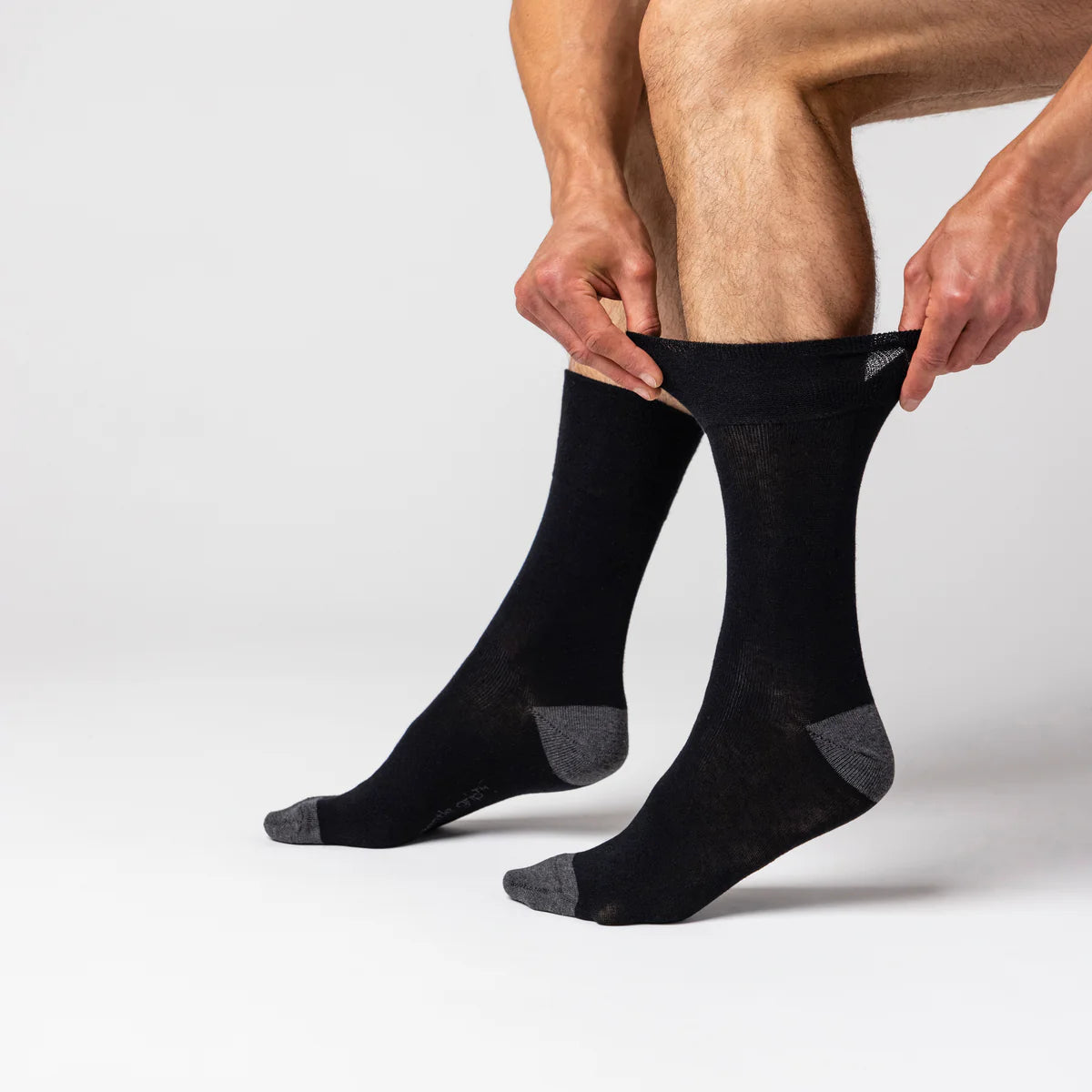 Men’s Black Apex Gentle Grip Cotton Rich Socks
