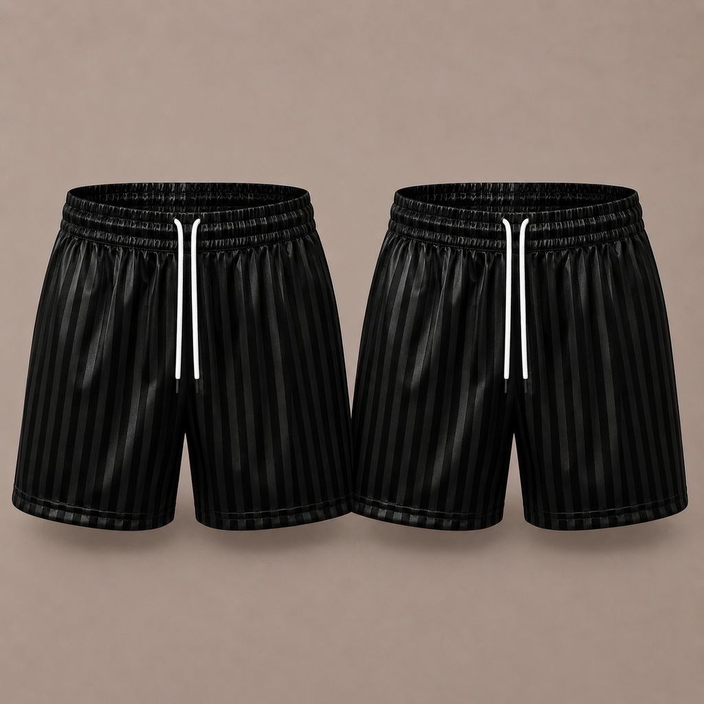 Pack of 2 Girls PE Shadow Stripe Shorts | 7 Colours