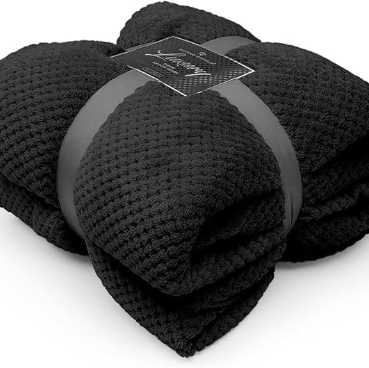Popcorn Fleece Throws | 18 Colours