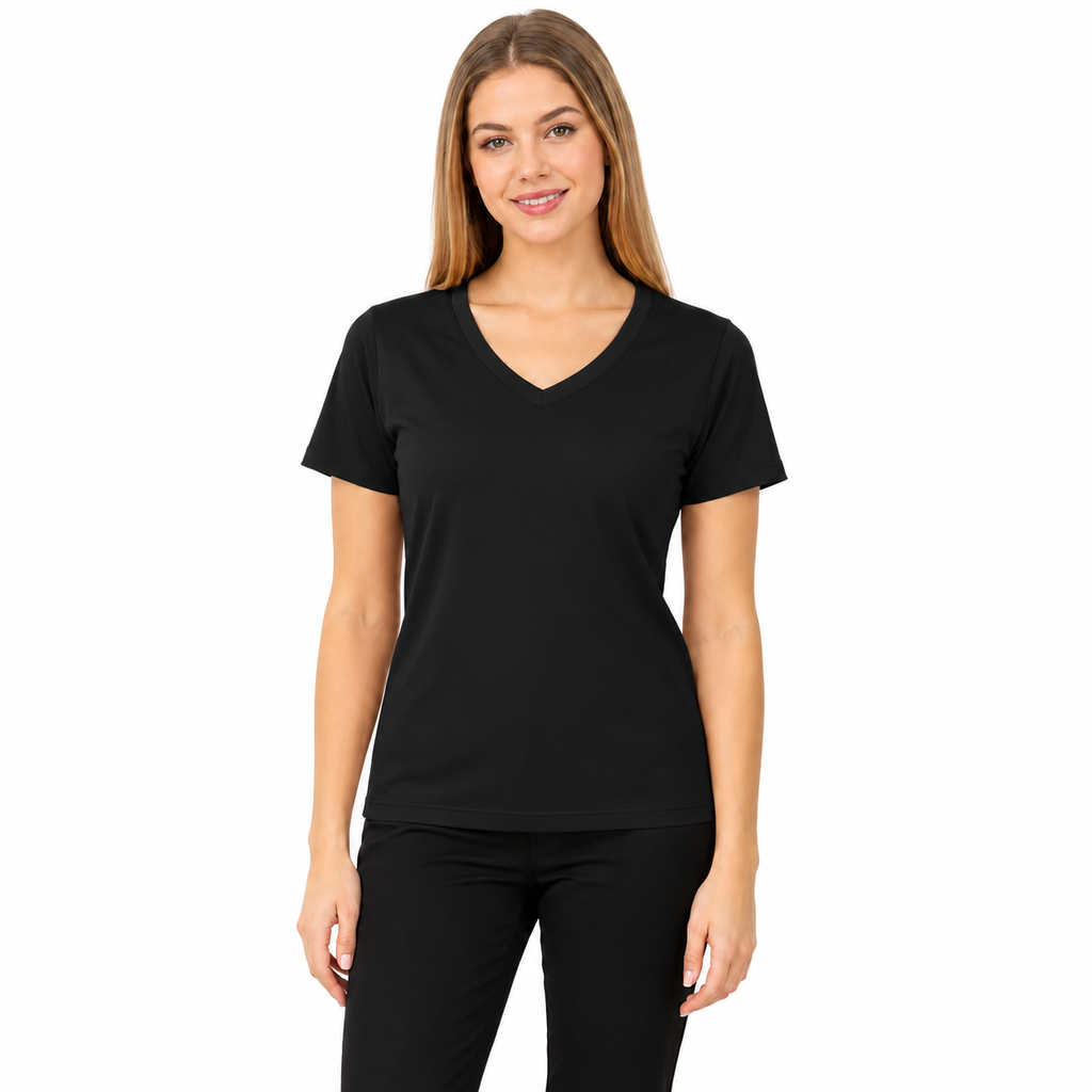 Black V-Neck T-Shirt