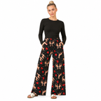 Stag Printed Palazzo Trousers | 2 Colours