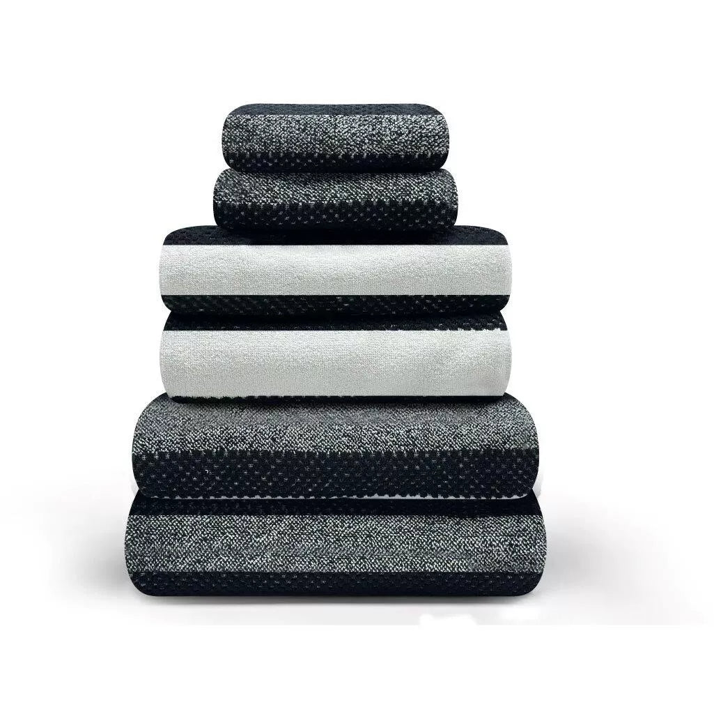 100% Cotton Royal Stripe Towels  | 9 Colours | 500 GSM