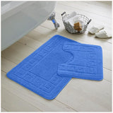 Greek Non-Slip Bath Mat Set  | 23 Colours Available