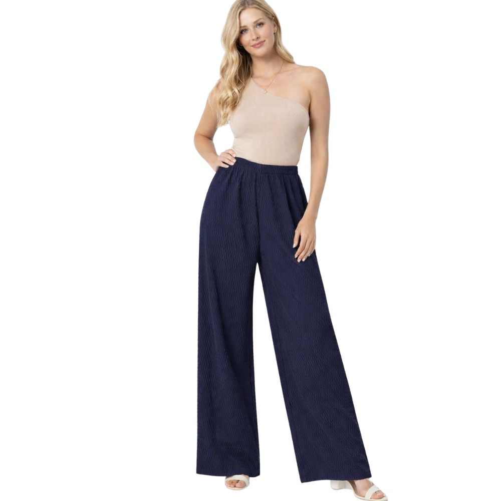 Waffle Palazzo Trousers | 7 Colours