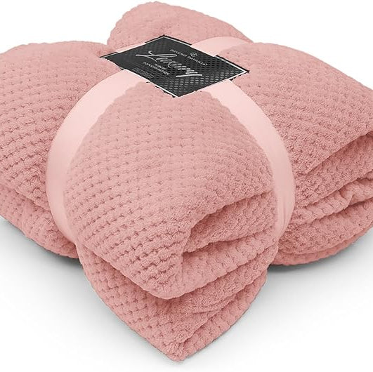 Popcorn Fleece Throws | 18 Colours