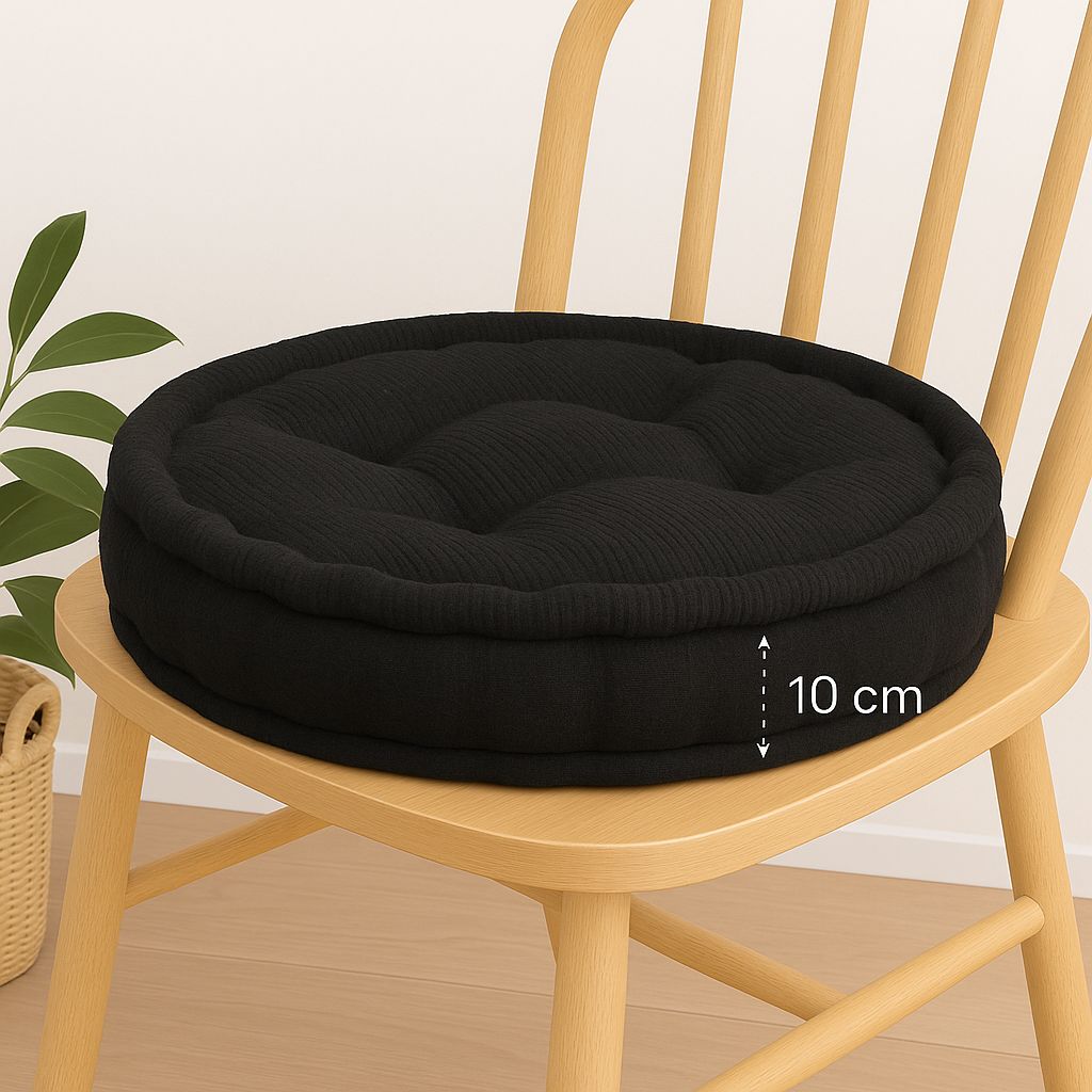 Fleece Round Booster Cushions | 45CM | 8 Colours Available