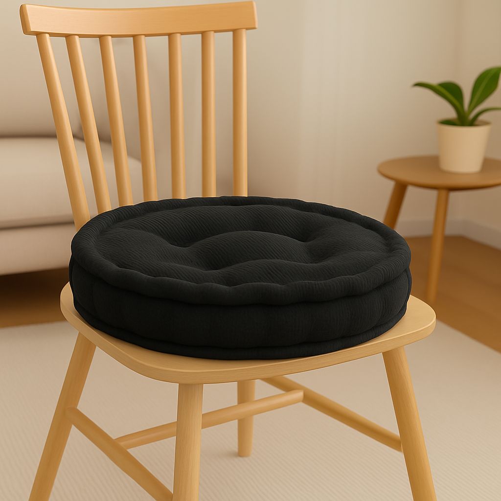 Fleece Round Booster Cushions | 45CM | 8 Colours Available