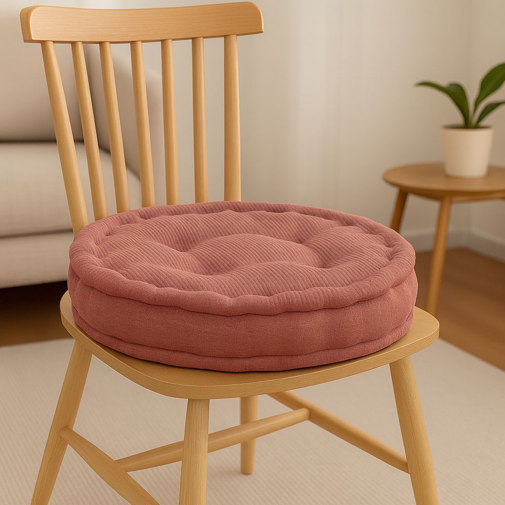 Fleece Round Booster Cushions | 45CM | 8 Colours Available