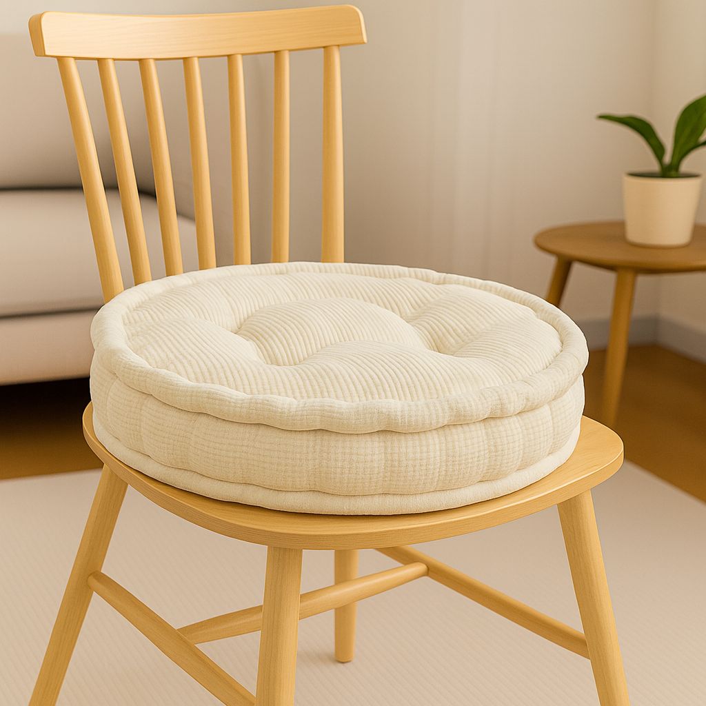 Fleece Round Booster Cushions | 45CM | 8 Colours Available