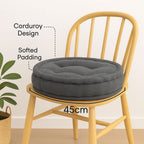 Fleece Round Booster Cushions | 45CM | 8 Colours Available