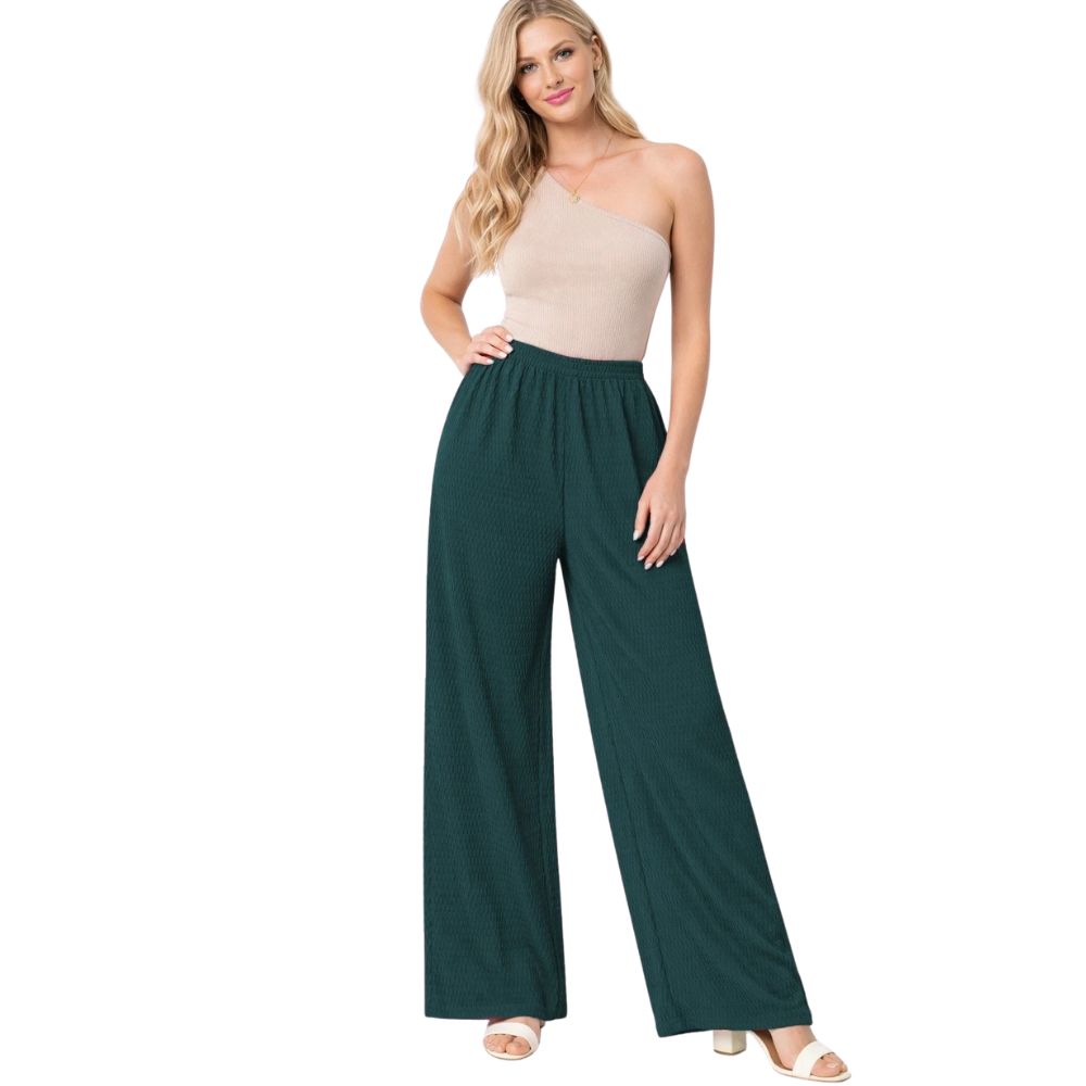Waffle Palazzo Trousers | 7 Colours