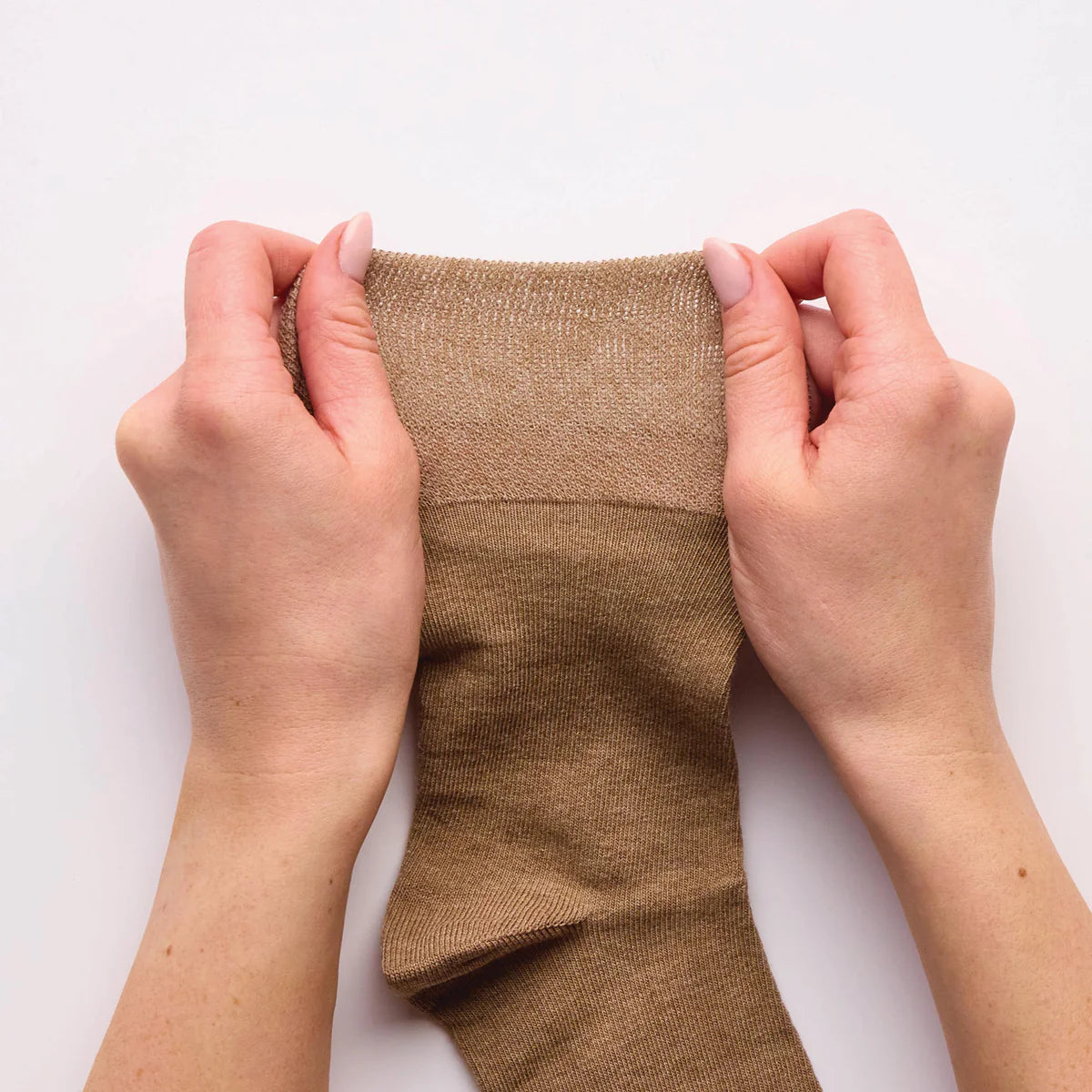 Men’s Brown Mix Gentle Grip Cotton Rich Socks