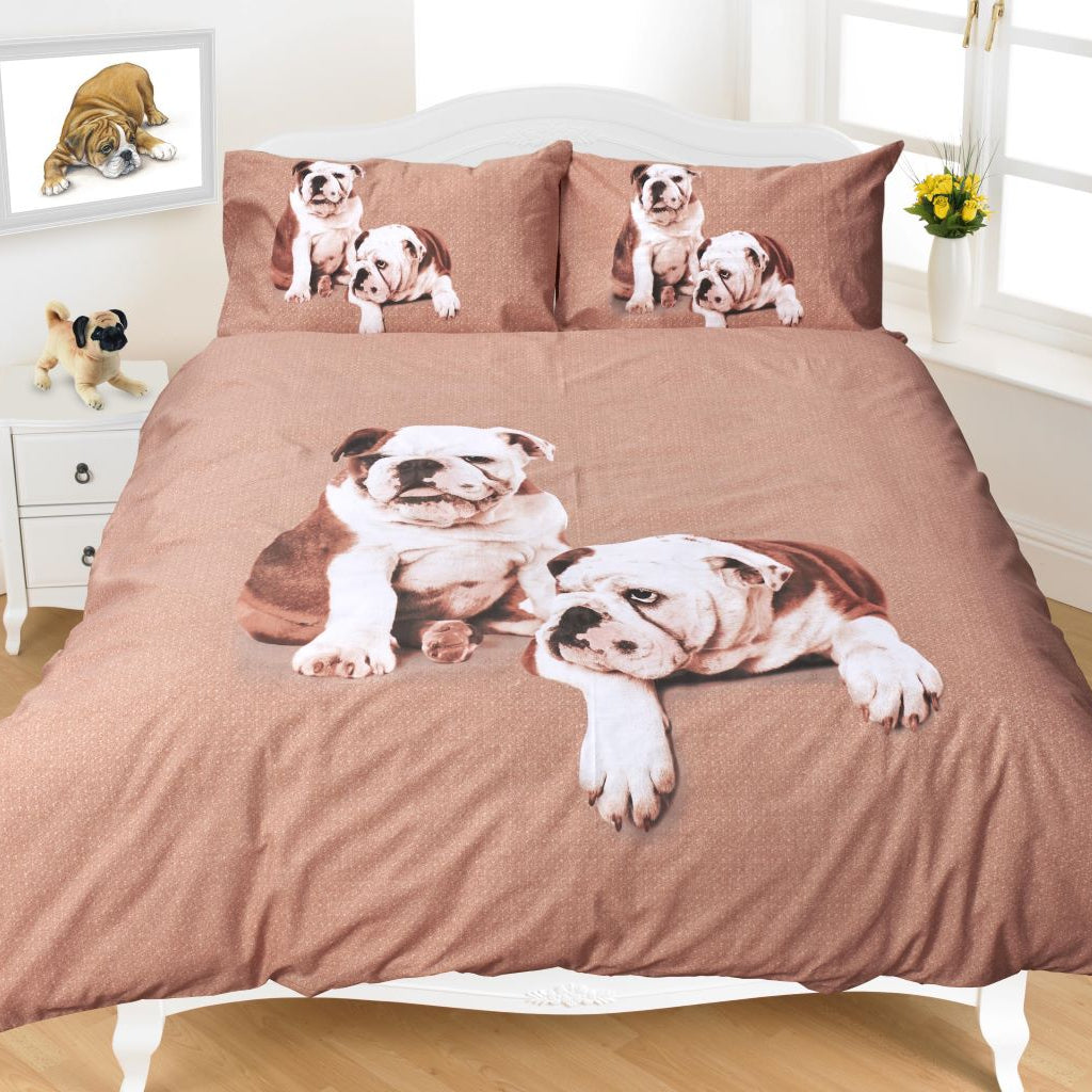 bull dog 3D Panel printed cover set