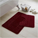 Greek Non-Slip Bath Mat Set  | 23 Colours Available